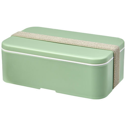 MIYO Renew jednoczęściowy lunchbox Szklany zielony-Kamienny szary 21018162 
