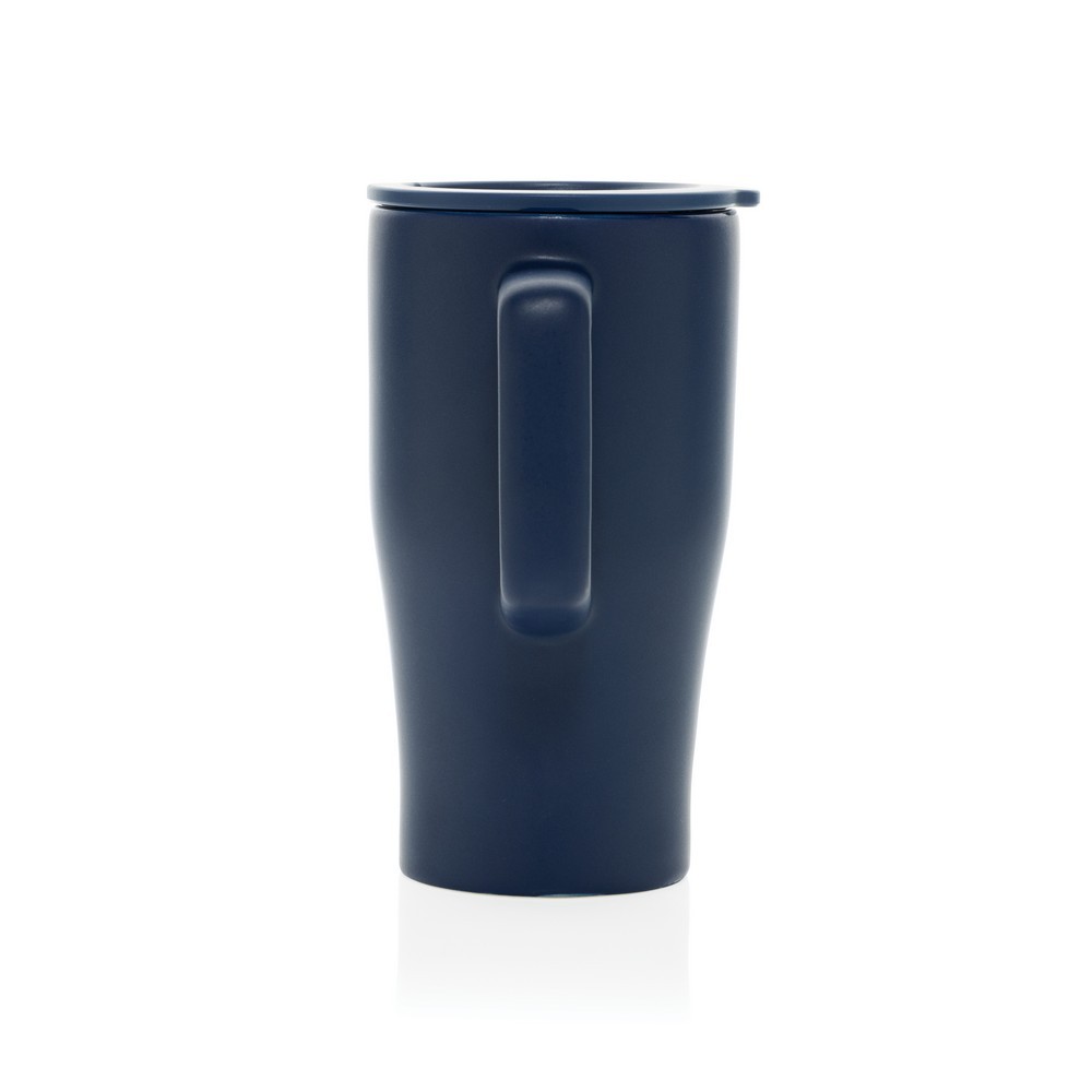 Ceramiczny kubek podrożny 490 ml Granatowy P437.2225 (3)