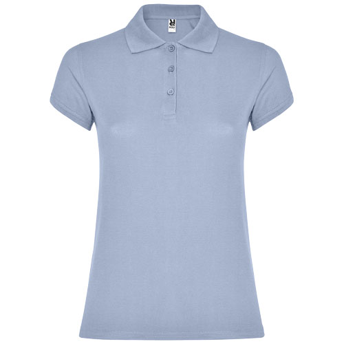 Star koszulka damska polo z krótkim rękawem Zen Blue R66341W5 
