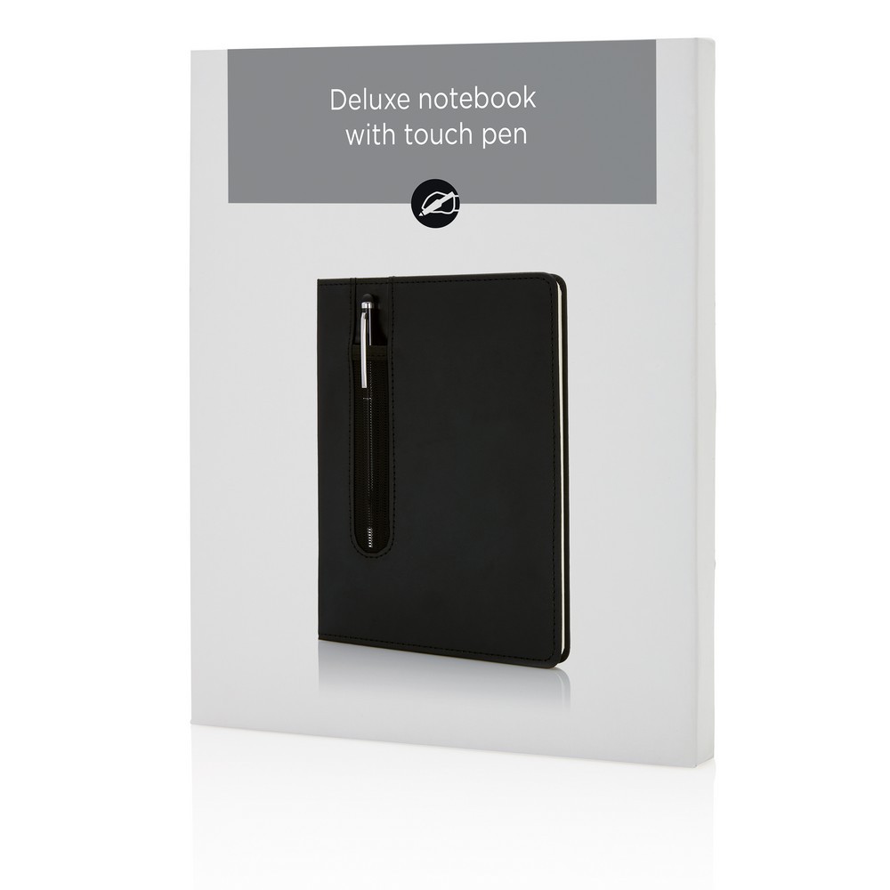Notatnik A5 Deluxe, touch pen Czarny P773.311 (6)