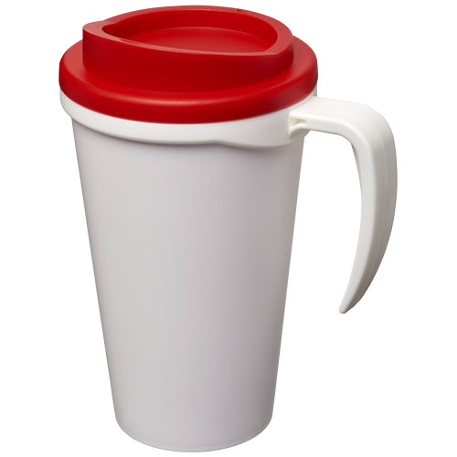 Kubek termiczny z serii Americano® Grande o pojemności 350 ml Biały-Czerwony 21000403 