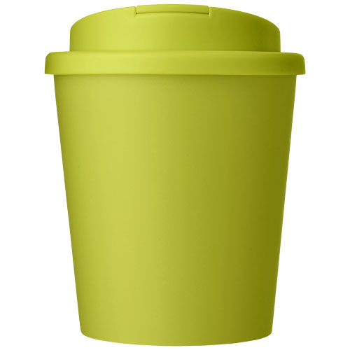 Kubek Americano® Espresso Eco z recyklingu o pojemności 250 ml z pokrywą odporną na zalanie  Limonkowy 21045563 (2)