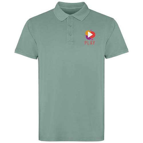 Austral koszulka polo unisex z krótkim rękawem  Ciemnozielony R2202E56 (1)
