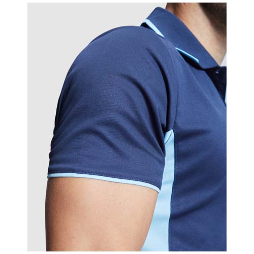 Montmelo koszulka polo unisex z krótkim rękawem Czarny-Limonkowy R04218P1 (4)