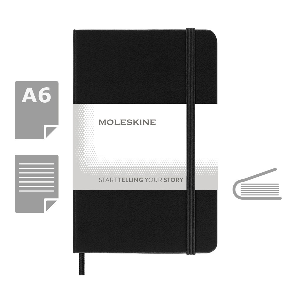 MOLESKINE Notatnik ok. A6 Czarny VM201-03 