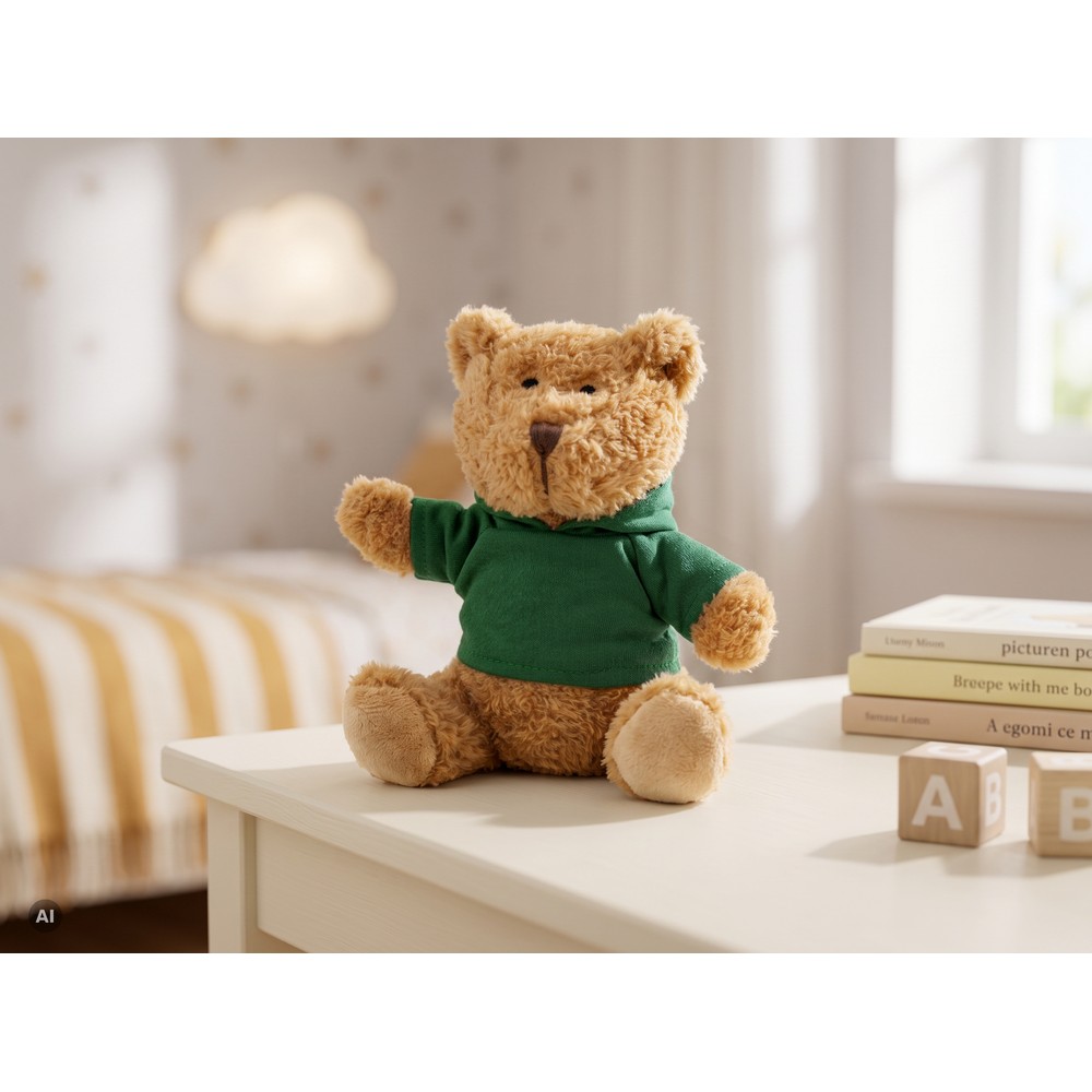 Pluszowy miś z koszulką | Camicero Zielony HE863-06 (1)