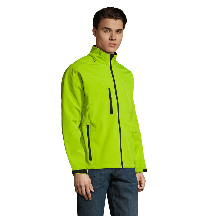 RELAX Męski softshell 340g Zielony Absynt S46600-GA-3XL (2)