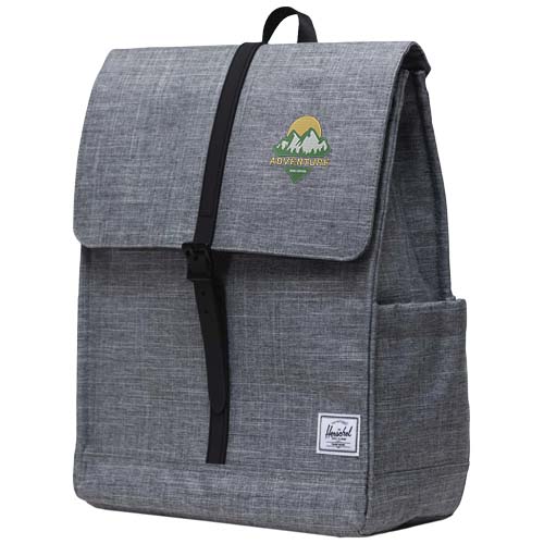Herschel City plecak z materiałów z recyklingu o pojemności 16 l Melanż szary 12075380 (1)