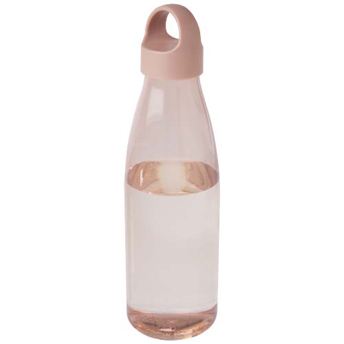Bergen butelka na wodę o pojemności 800 ml z tworzyw sztucznych pochodzących z recyklingu Przygaszony róż 10083540 