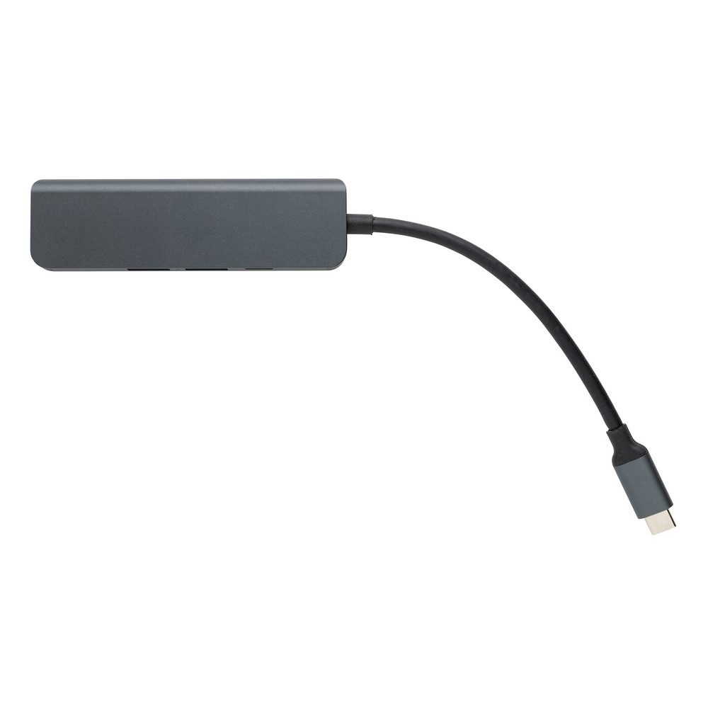 Hub USB 3.0 i USB typu C Terra, wejście HDMI 4K, RABS Szary P308.652 (3)