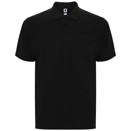 Centauro Premium koszulka polo unisex z krótkim rękawem Czarny R66073O5 