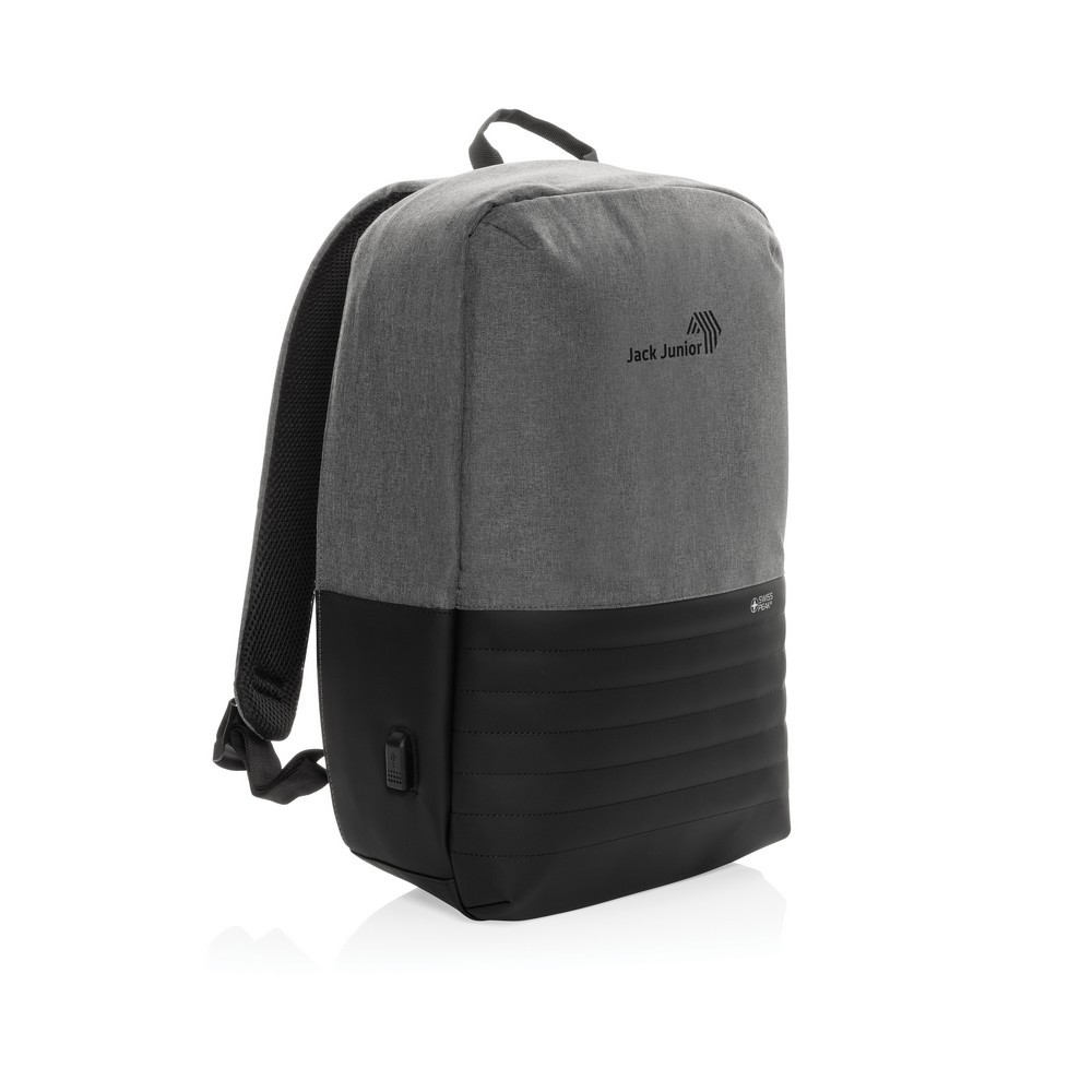 Plecak chroniący przed kieszonkowcami Swiss Peak AWARE™ RPET Szary P763.132 (7)