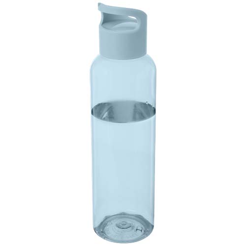 Sky butelka na wodę o pojemności 650 ml z tworzyw sztucznych pochodzących z recyklingu Chmurny błękit 10077791 