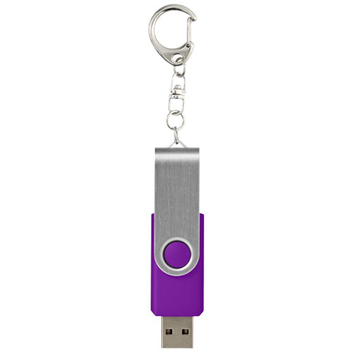 Rotate pendrive wyposażony w interfejs USB 3.0 z łańcuchem do kluczy Fioletowy 1Z50737K (2)