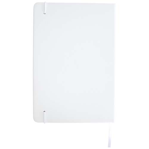 Legato Elegance zestaw notatnik A5 w twardej okładce z długopisem żelowym Podstawowy biały-Czarny 10625802 (4)