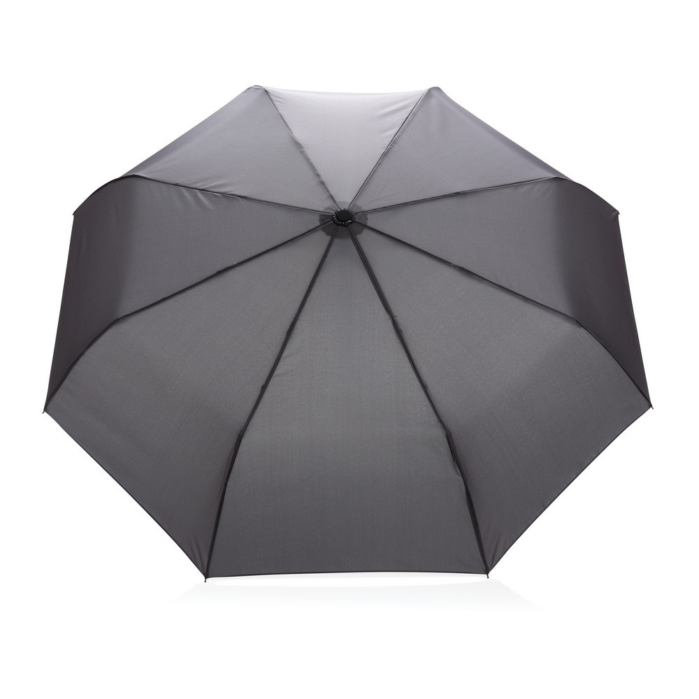 Bambusowy parasol automatyczny 21" AWARE™ RPET Szary P850.612 (1)