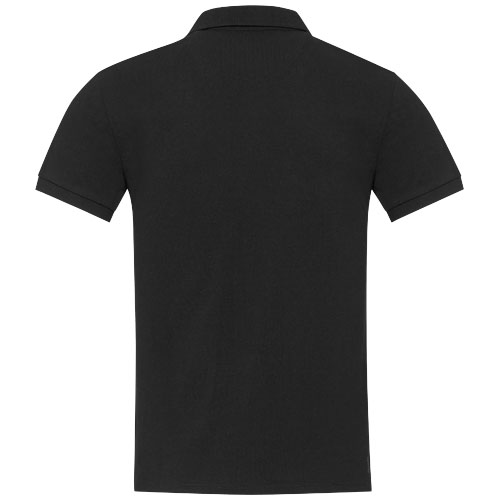 Emerald koszulka polo unisex z recyklingu z krótkim rękawem Czarny 37539909 (3)