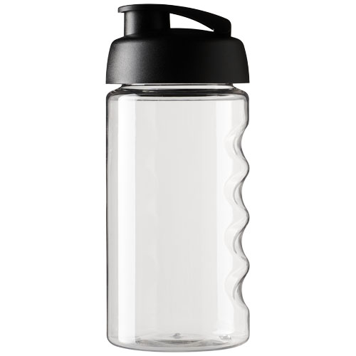 Bidon H2O Bop® o pojemności 500 ml z wieczkiem zaciskowym Przezroczysty-Czarny 21005000 (2)