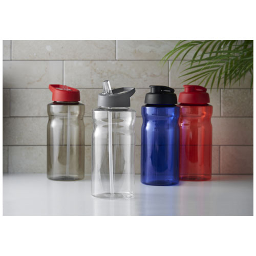 H2O Active® Eco Big Base bidon z wieczkiem zaciskowym o pojemności 1 litra Niebieski-Czarny 21017896 (4)