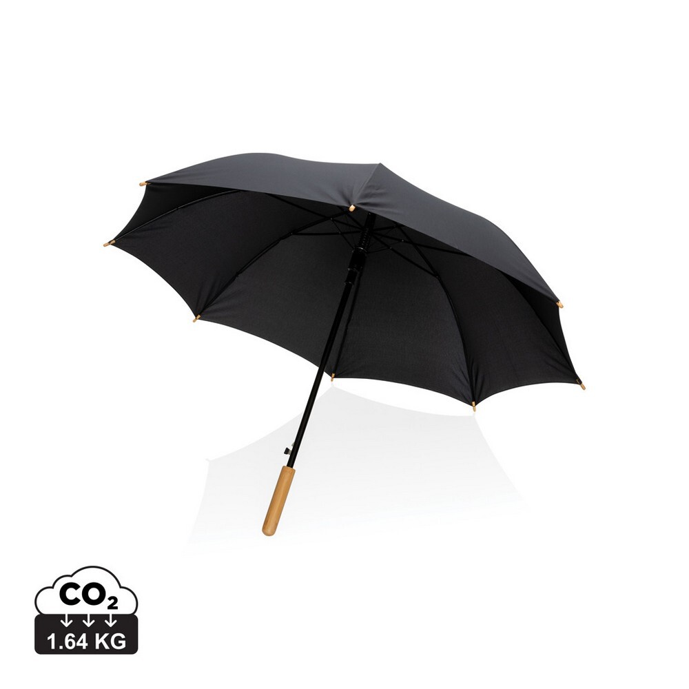Gadżet reklamowy - Bambusowy parasol automatyczny 23" AWARE™ RPET