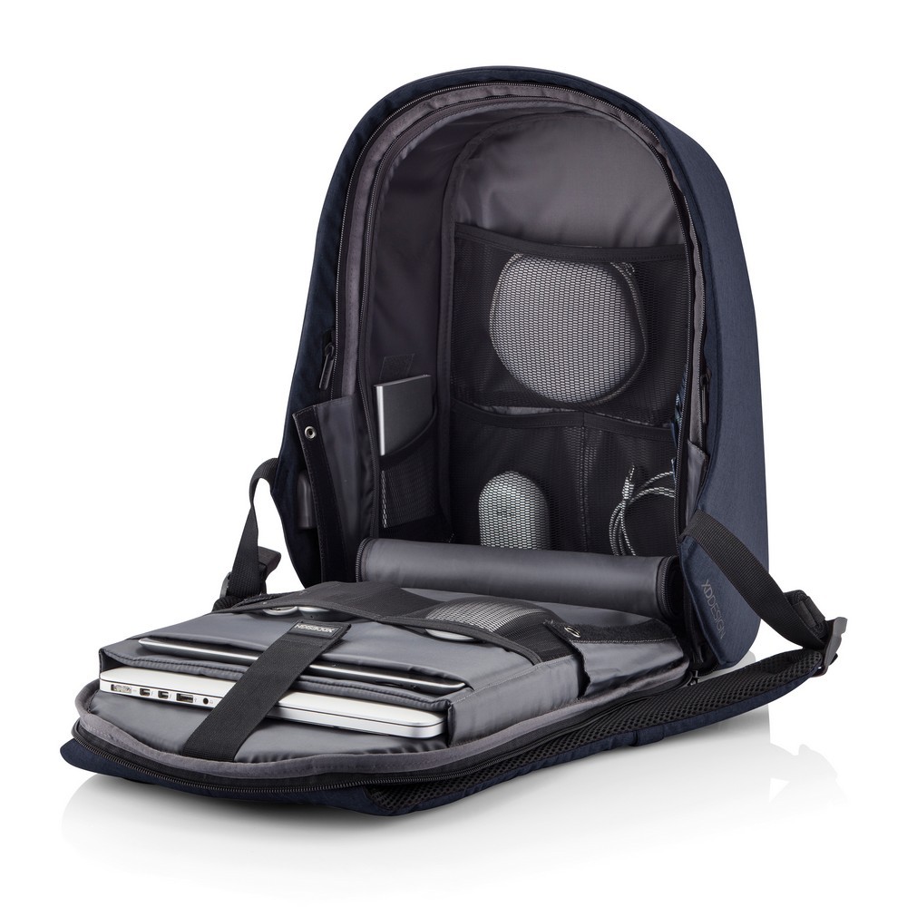 Bobby Hero XL plecak chroniący przed kieszonkowcami Niebieski P705.715 (3)