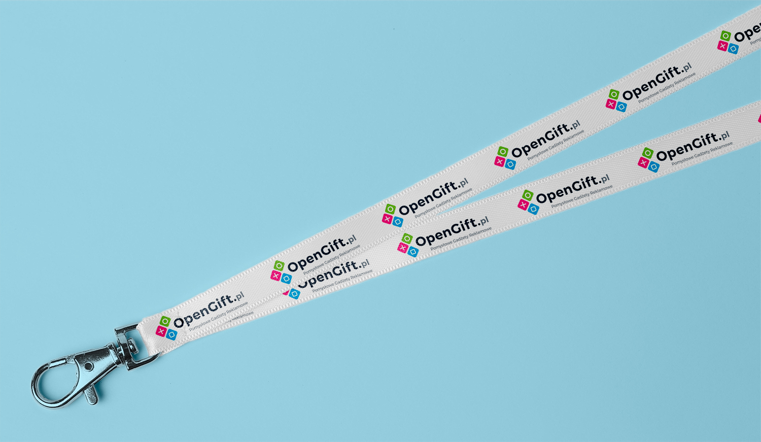 Gadżet reklamowy - 100x Smycz dwustronna 10 mm