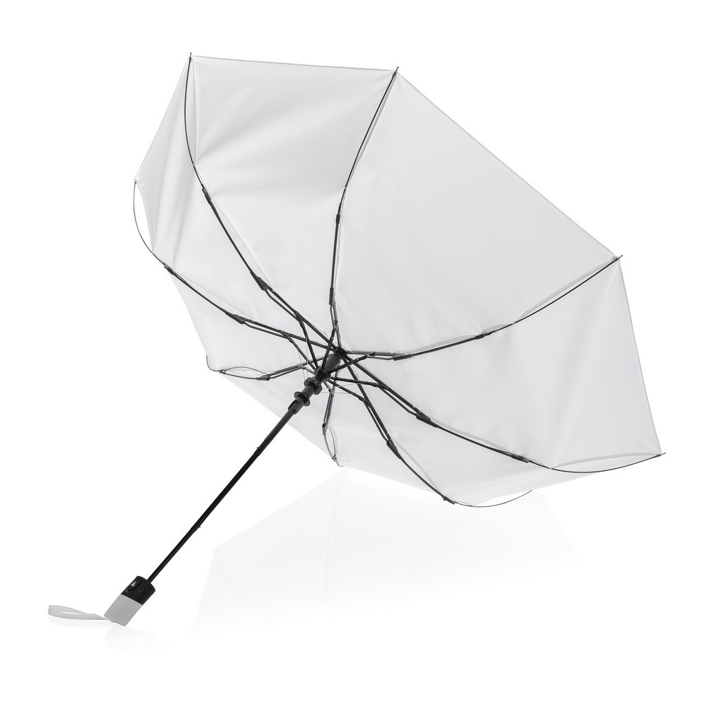 Mały parasol automatyczny 21" AWARE™ RPET Biały P850.593 (2)