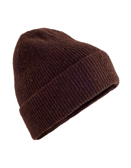 Czapka dzianinowa z domieszką wełny Brown Marl CB388-1398316 