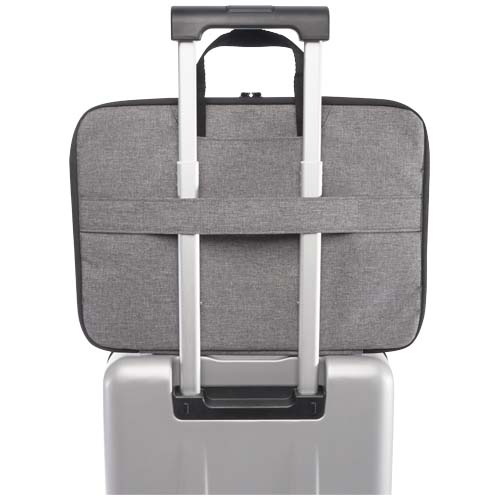 Libra etui na laptopa 2 w 1 o pojemności 3 l wykonane z materiałów z recyklingu z certyfikatem GRS Melanż szary 13008580 (5)