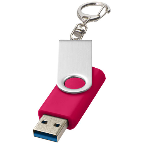 Rotate pendrive wyposażony w interfejs USB 3.0 z łańcuchem do kluczy Magenta 1Z50741K 