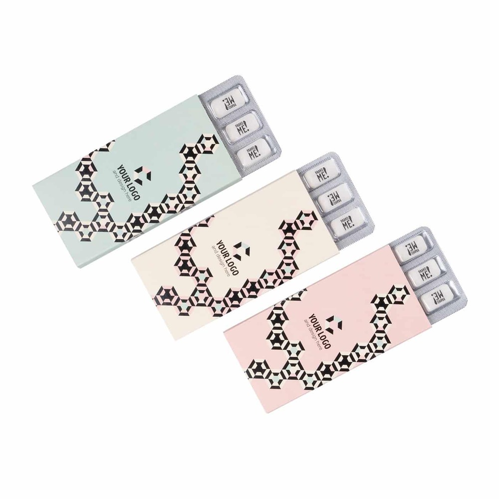 Gumy do żucia w blistrze 12 szt. Brand Me! Mints Wielokolorwy S0714 