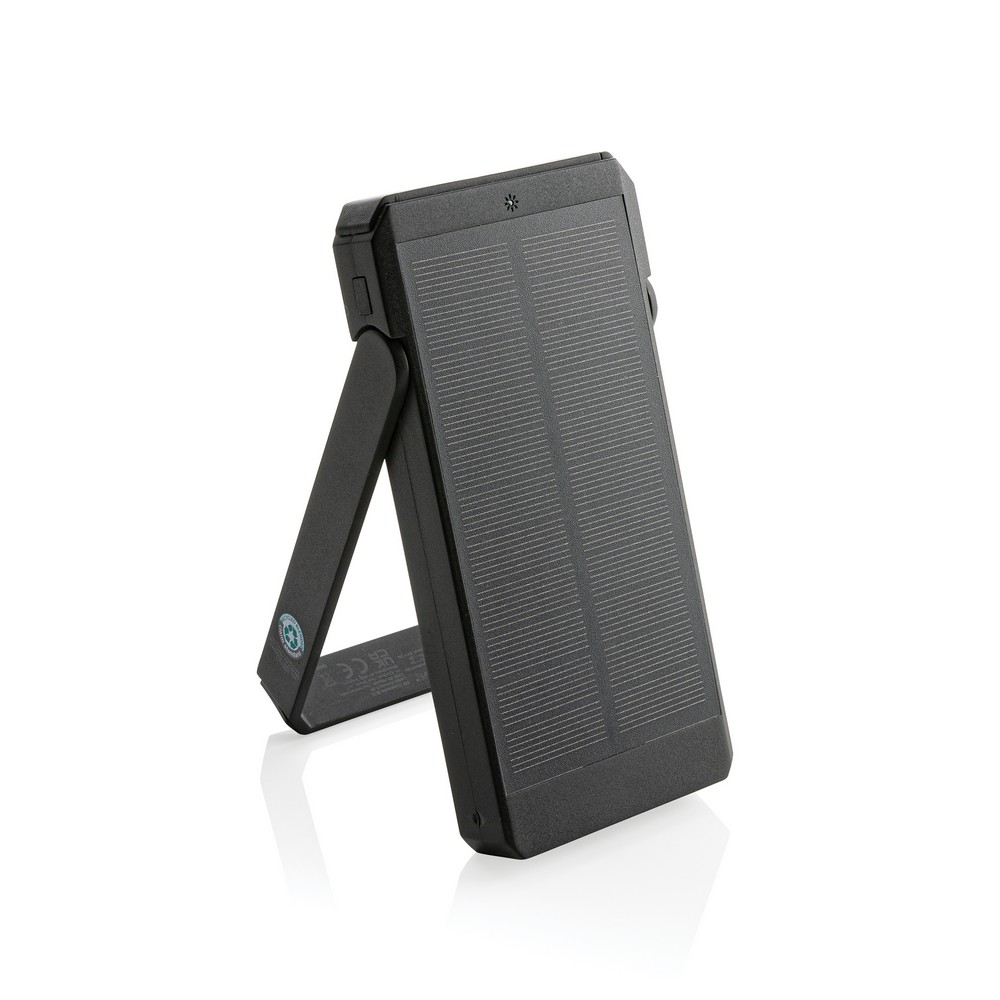 Power bank 10000 mAh Skywave, ładowarka słoneczna Czarny P322.341 (10)