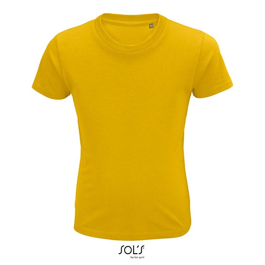 T-shirt Dziecięcy Krótki Rękaw Bawełna Organiczna Gold L03580-544939 