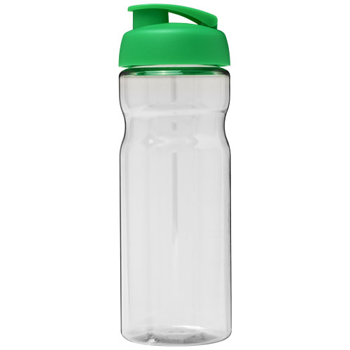 Bidon H2O Base® o pojemności 650 ml z wieczkiem zaciskowym Przezroczysty-Zielony 21004506 (2)