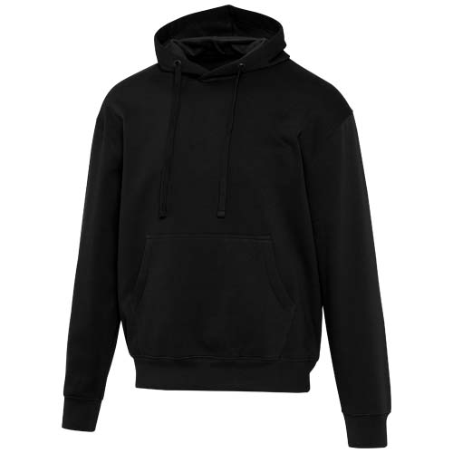 Boris 280 g/m2 bluza z kapturem unisex z bawełny organicznej z certyfikatem OCS w stylu oversize Czarny 3956390A 