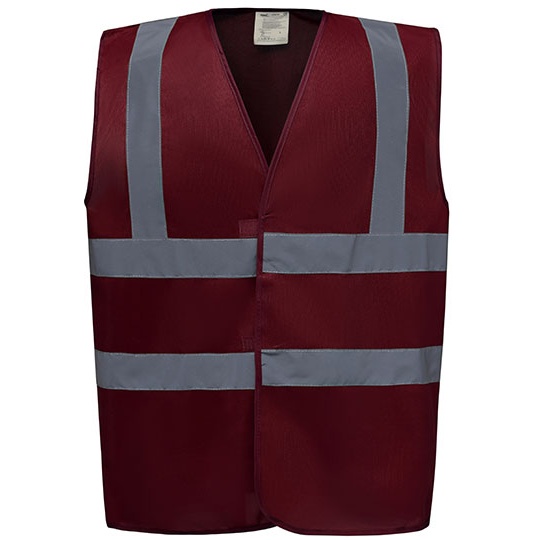 Kamizelka Ostrzegawcza Odblaskowa Maroon YK100-601077 