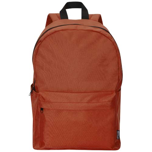 Byron plecak na 14-calowego laptopa o pojemności 16 l z recyklingu z certyfikatem GRS Ceglasty 13009632 (2)
