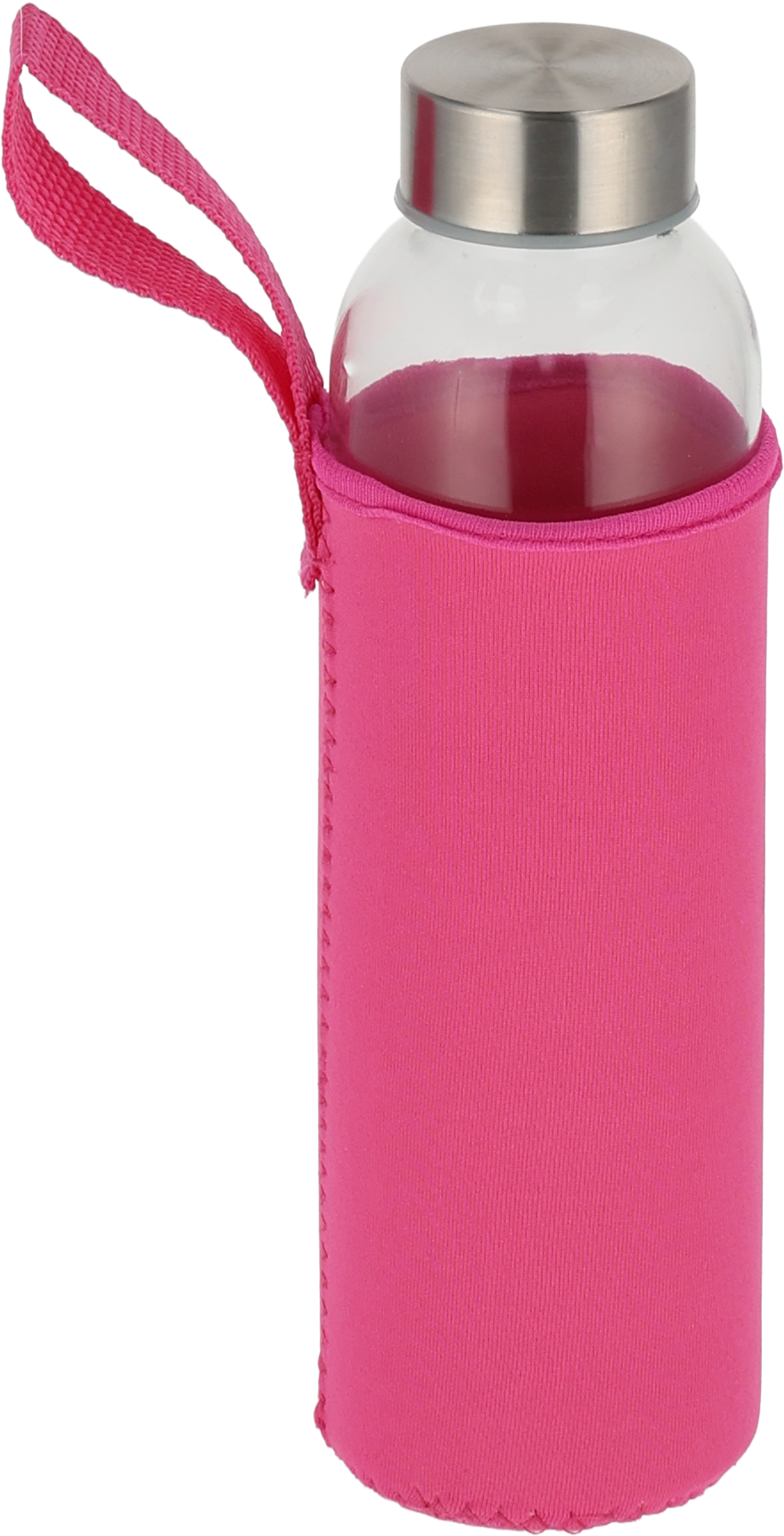 Butelka szklana KLAGENFURT 500 ml Różowy 084211 (4)