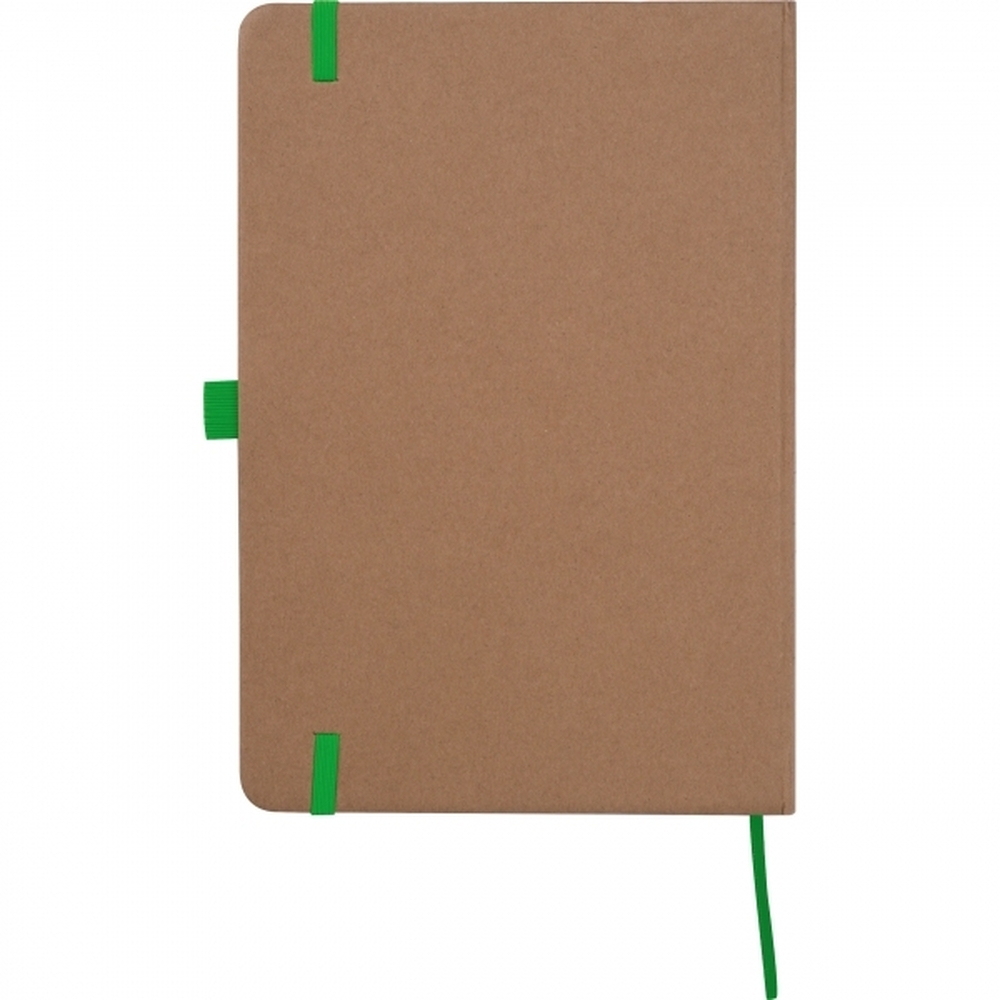 Notatnik A5 w linie z papieru z recyklingu BOURNEMOUTH Zielony 528309 (3)