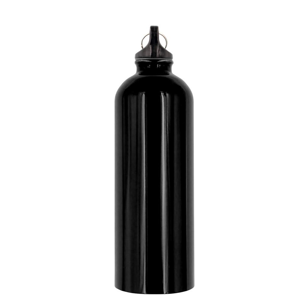 Butelka sportowa 770 ml z karabińczykiem | Laveriano Czarny VA918-03 (4)