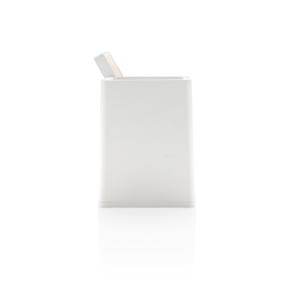 Ładowarka bezprzewodowa 10W, organizer na biurko Ontario Biały P308.403 (5)