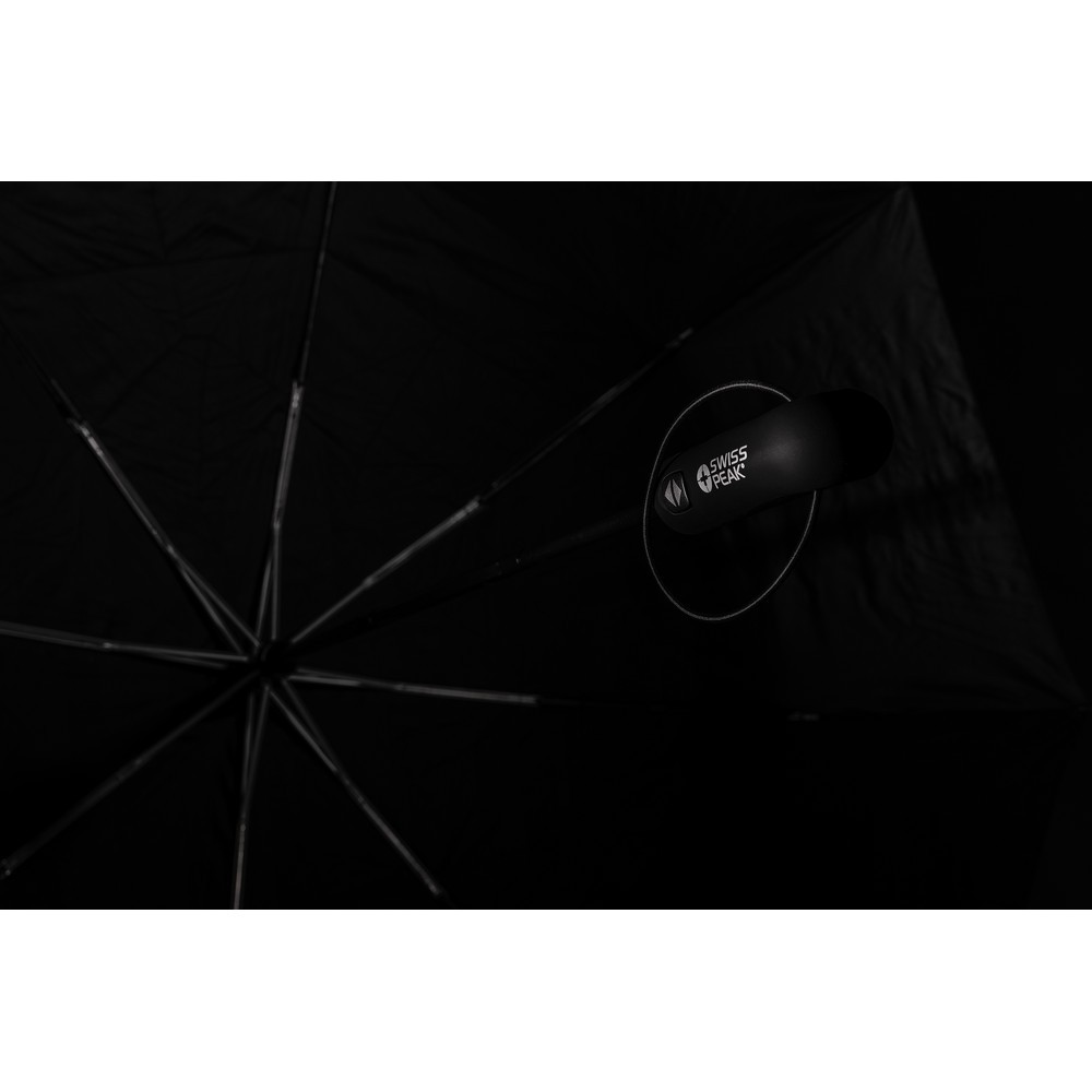 Parasol sztormowy 27" Swiss Peak AWARE™ RPET Czarny P850.331 (7)
