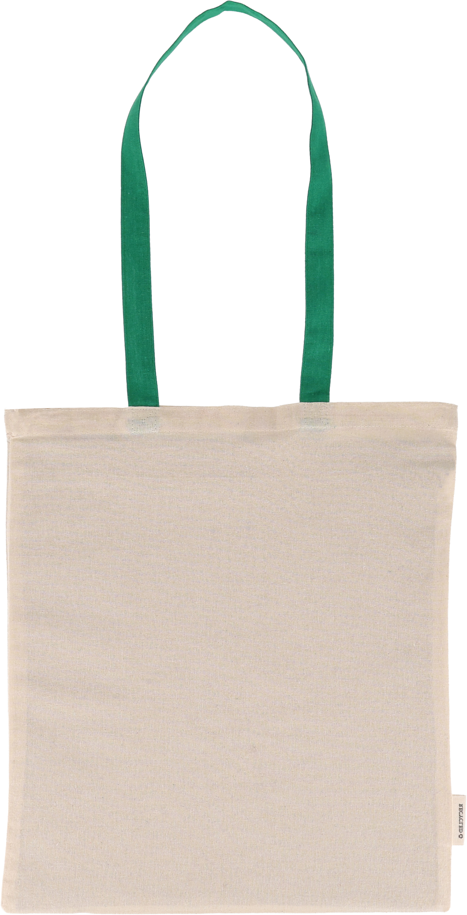 Torba bawełniana z długimi uszami, z recyklingu 140g/m2 CAMBRIDGE Zielony 545409 (1)