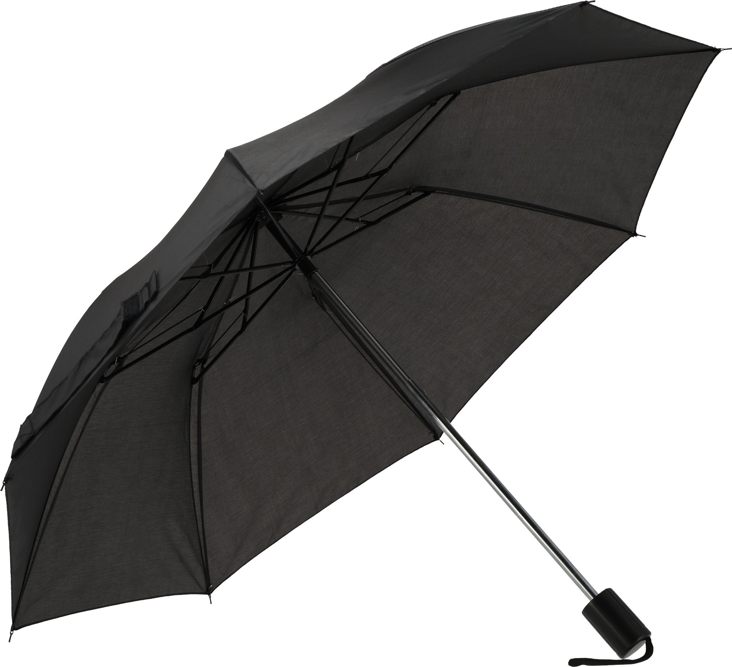 Parasol manualny Ø88 cm LILLE Czarny 518803 