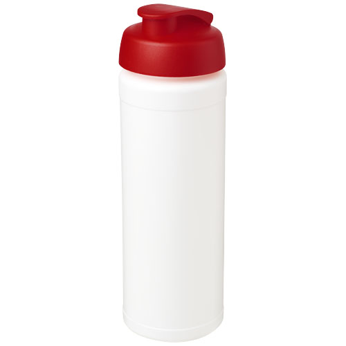 Bidon Baseline® Plus o pojemności 750 ml z wieczkiem zaciskowym i uchwytem Biały-Czerwony 21007403 