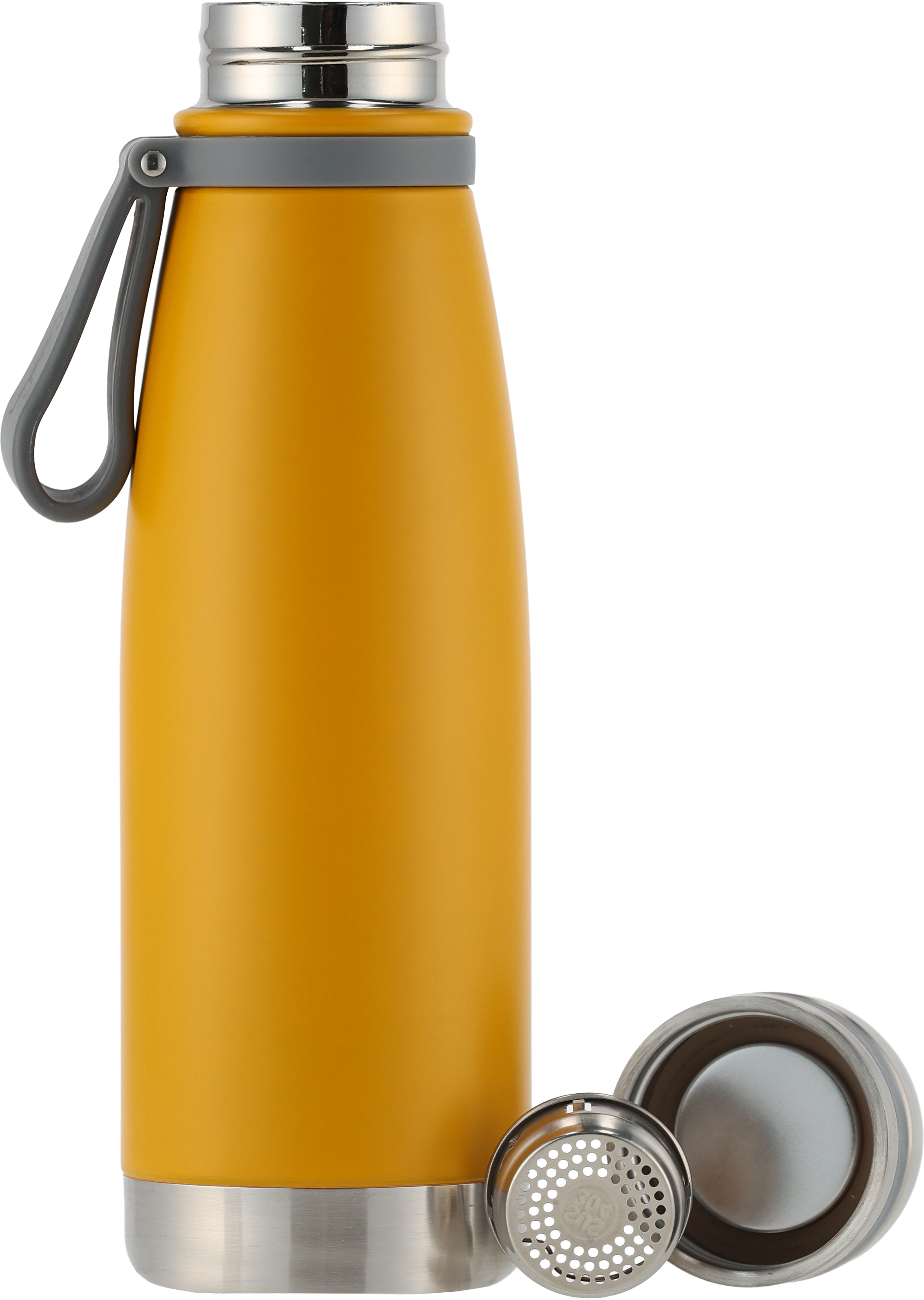 Butelka termiczna stalowa Pierre Cardin 650 ml żółty B9000501IP308 (5)