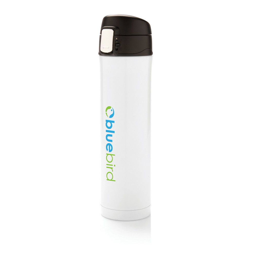 Kubek termiczny 450 ml, stal nierdzewna z recyklingu Biały P435.503 (6)
