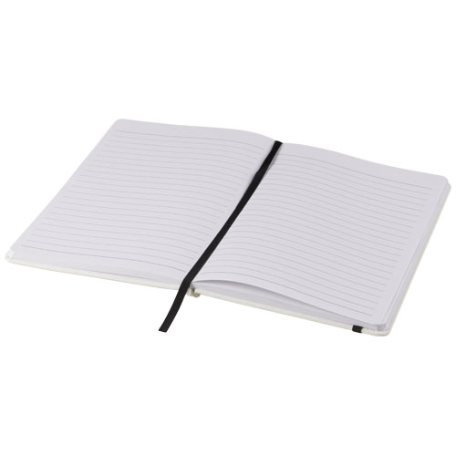 Biały notes A5 Spectrum z kolorowym paskiem Biały-Czarny 10713500 (4)