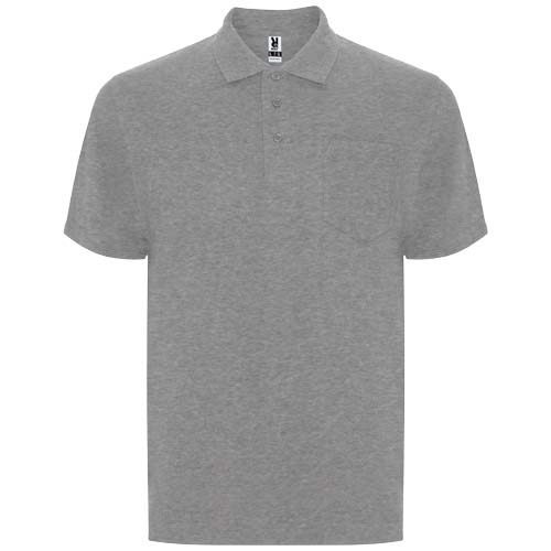 Centauro Premium koszulka polo unisex z krótkim rękawem Marl Grey R66072U5 