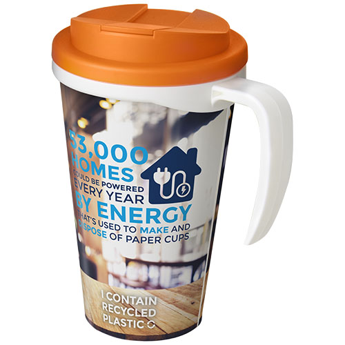 Gadżet reklamowy - 50x Kubek Brite-Americano® 350 ml z wieczkiem zapobiegającym rozchlapaniu